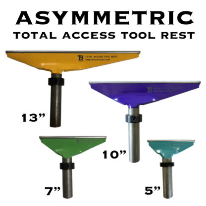Asymmetric Total Access Tool Rests